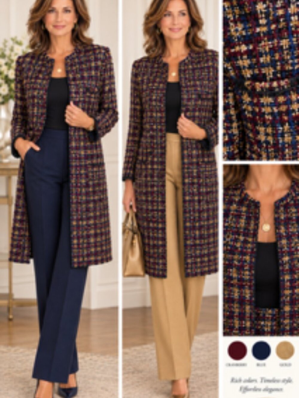 Maxmara Knit Longline Sweater Coat